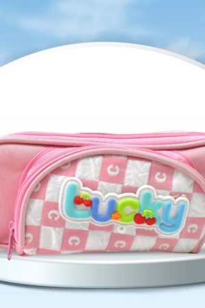 Pencil Pouch With Zipper, Students Pencil Case Large Capacity, Makeup Pouch, Stationery Bag (1 Pc / 2 Compartment)