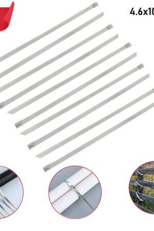 Stainless Steel Cable TIE  (4.6x100MM / 10 pcs Set)