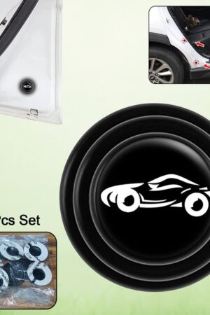 Car Door Shock Absorber Car Door Protection Sticker (10 Pcs Set)