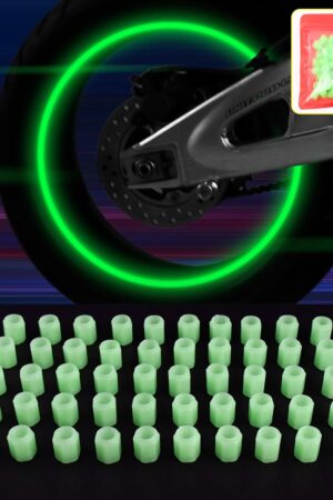 Tyre Valve Caps Luminous Glow Car Tire Valve Cap Covers vaal cap (100 Pcs Set)