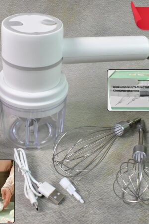 Hand Mixer Food Chopper Cordless 3 in 1 Electric Hand Mixer (1 Set)