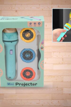 Mini Slide Projector for Kids with 3 Slide and Animated Pattern, Flashlight Torch for Kids, Projector Torch, Educational Learning Toy